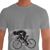 Camiseta - Ciclismo - Sprintista Arrancada Vento Speed Frente Cinza