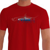 Camiseta - Pesca Esportiva - Peixe Fish - vermelha