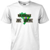 Camiseta de Jiu Jitsu Mapa do Brasil - 100% algodão Premium