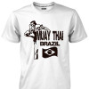 Camiseta de Muay Thai Chute Lateral Tip Kang - 100% Algodão Premium