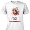 Camiseta de Muay Thai Superar a Dor - 100% Algodão Premium