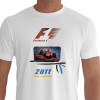 Camiseta - Fórmula 1 - F1 de Frente 2014 World Championship Campeonato Mundial - Branca