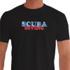 Camiseta - Mergulho - Somos nós que Somos do Mar Scuba Diving Shark Flag Frente