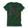 Camiseta - Karatê - Shotokan Kanji Tigre Estilizado Costas Verde