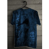 Camiseta - Slackline - Atleta Equilíbrio Treino Mente e Corpo Esporte Costas Azul