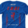 Camiseta - Muay Thai - Fight Lutador Tribal Costas Azul