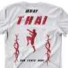 Camiseta - Muay Thai - Fight Lutador Tribal Costas Branca