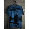 Camiseta - Parkour - Malha Efeito Street Urbano Salto Traceur Cidade Prédios Obstáculos Costas Azul