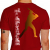 Camiseta - Beisebol - Rebatedor Posição de Tacada Costas Vermelha