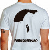 camiseta fds paraquedismo  - branca
