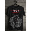 Camiseta - Yoga - Disciplina Fé Tenacidade Perseverança Frente Preto