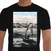 Camiseta Free Mind Windsurf - preta