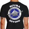Camiseta - Mergulho - Tubarão Martelo Os Animais Dividem Conosco o Privilégio de ter uma Alma Costas Preta
