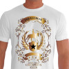 Camiseta - Hipismo - Adestramento Competição Equestre Gold Wings Champions Club Frente Branca