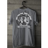 Camiseta - Spinning - Foto Treino Academia Frase Not For The Faint in Heart Costas Cinza