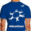 camiseta hyt paraquedismo - azul
