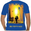 Camiseta - Muay Thai - Guerreiro Thai Paisagem na Tailândia Costas Azul