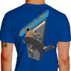Camiseta - Escalada - Esportiva Indoor Escalador Muro Parede Artificial Costas Azul