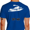 Camiseta - Jet Ski - Competição Divisão Ski Stand Up Costas Azul