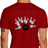 Camiseta - Boliche - Strike Boliche Costas Vermelha