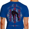 Camiseta - Muay Thai - A Luta das Oito Armas Costas Azul