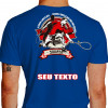 Camiseta - Squash - Dois Jogadores Disputando Campeonato Frase O Único Limite que Temos é Aquele que nós nos Damos - AZUL