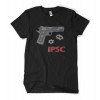 Camiseta - Tiro Esportivo - I Love My Arma Glock Marcas de Tiro IPSC Frente