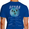 Camiseta - Mergulho - Melhores Lugares do Brasil para Mergulhar - azul