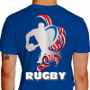 camiseta cams rugby - azul