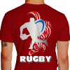 camiseta cams rugby - vermelha
