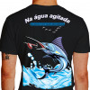 Camiseta - Pesca Esportiva - Pescaria Marlin Azul Pesca Oceânica Na Água Agitada se Pesca com mais Abundância  - PRETA