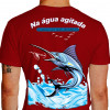Camiseta - Pesca Esportiva - Pescaria Marlin Azul Pesca Oceânica Na Água Agitada se Pesca com mais Abundância  - VERMELHA