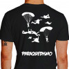 camiseta ope paraquedismo - preta