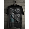 Camiseta - Skate - Skatista Andando na Orla do Rio de Janeiro Skt Downhill Live the Moment Costas Preto Cabide
