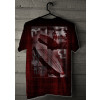 Camiseta - Skate - Skatista Andando na Orla do Rio de Janeiro Skt Downhill Live the Moment Costas Vermelho