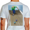 Camiseta - Bocha - Jogador Lançando Bola Costas Branca
