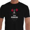 Camiseta Pumping Iron Musculação preta