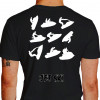 Camiseta - Jet Ski - Diversas Manobras Modalidades e Categorias Wave Blaster Stand Up Costas Preta