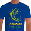 Camiseta - Pesca Esportiva - Dourado Saltando Rei do Rio - azul