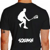 Camiseta - Squash - Rebatida Jogador Menor Potência - PRETA