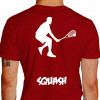 Camiseta - Squash - Rebatida Jogador Menor Potência - VERMELHA