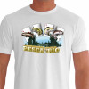 Camiseta - Pesca Esportiva - Pescaria Pesca de Rio 4 Cartas Ases Tops Peixes - branca