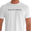 Camiseta - Corrida - Corredor Cruzando Linha de Chegada Comemoração Vitória Running My Troubles Away Frente Branca
