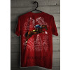 Camiseta - Hipismo - Prova de Salto Equitação Cavaleiro Salto Costas Vermelha