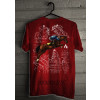 Camiseta - Hipismo - Prova de Salto Equitação Cavaleiro Salto Costas Vermelha