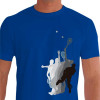 camiseta sombs tenis - azul