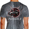 Camiseta - Fórmula 1 - Cabos e Velas Carro F1 Costas Cinza