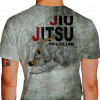 Camiseta - Jiu-Jitsu - Velocidade Triângulo Fundo Maori Costas