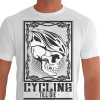 Camiseta - Ciclismo - Estampa Caveira Capacete Ciclista Cycling Till Die Frente Branca
