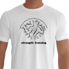 Camiseta TRAINING Musculação - branca